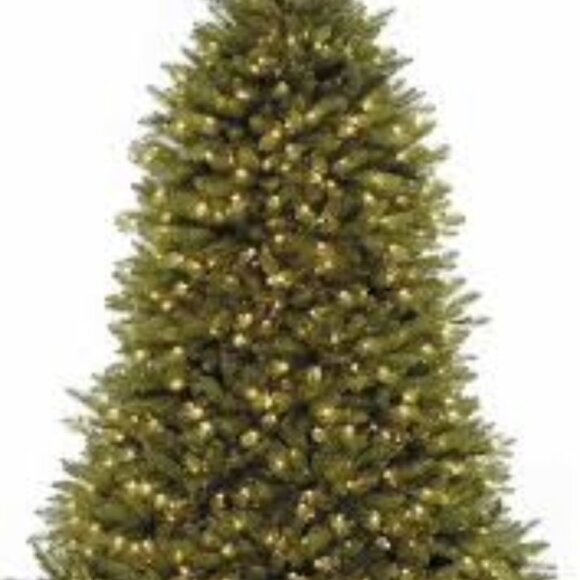 NEW National Tree Company Pre-lit Artificial Christmas Tree 7.5 ft - Picture 1 of 7